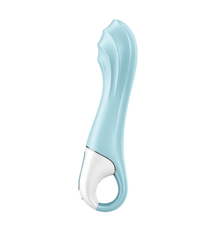 Satisfyer Air Pump Vibrator 5 Plus Inflatable G - Spot Vibrator - Blue - Time4Task2Toys