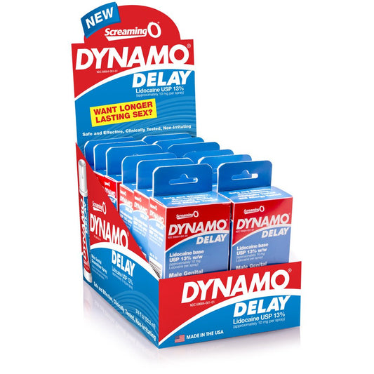 Dynamo Delay Spray - 12 Count Display - Time4Task2Toys