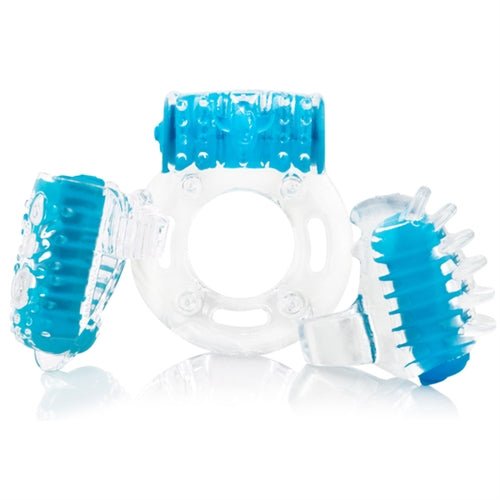 Screaming O Vibro Man - Each - Blue - Time4Task2Toys