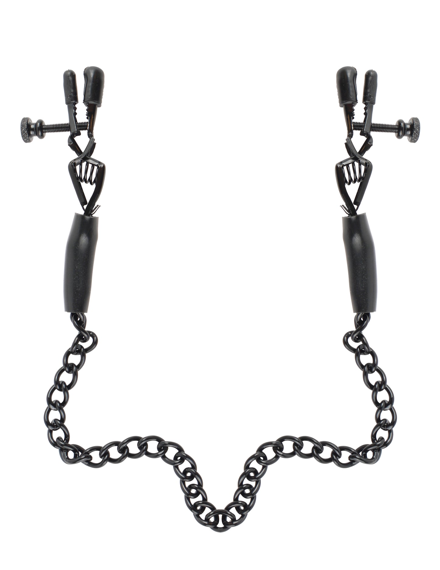 "Fetish Fantasy Series Adjustable Nipple Chain Clamps PD3610-00"