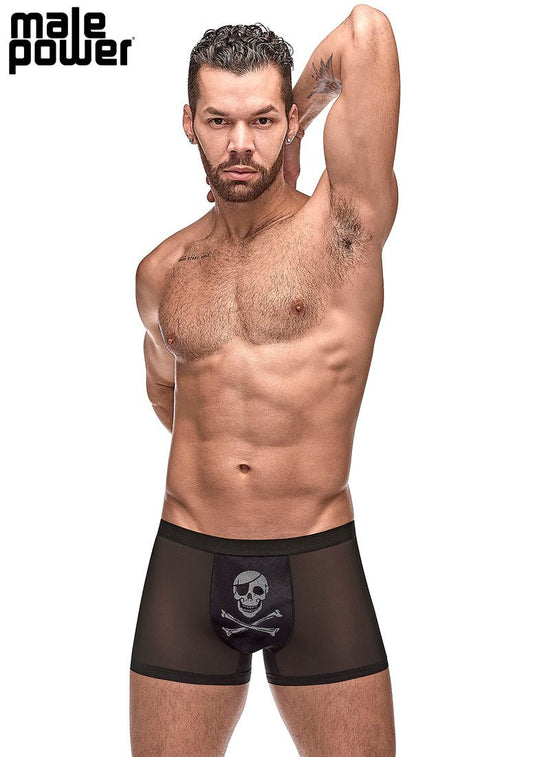 Private Screening Skull Pouch Short Black - Time4Task2Toys