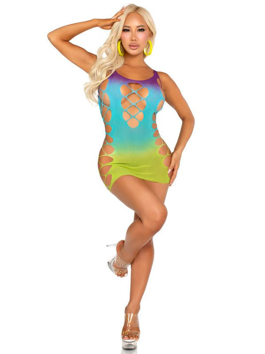 Seamless Ombre Mini Dress O/s - Ocean - Time4Task2Toys