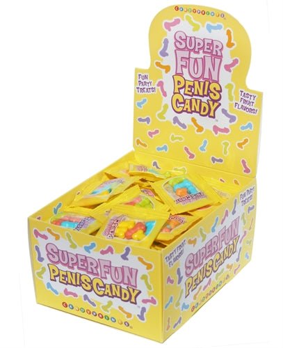 Super Fun Penis Candy - 100 Piece p.o.p Display - 3g Bags - Time4Task2Toys