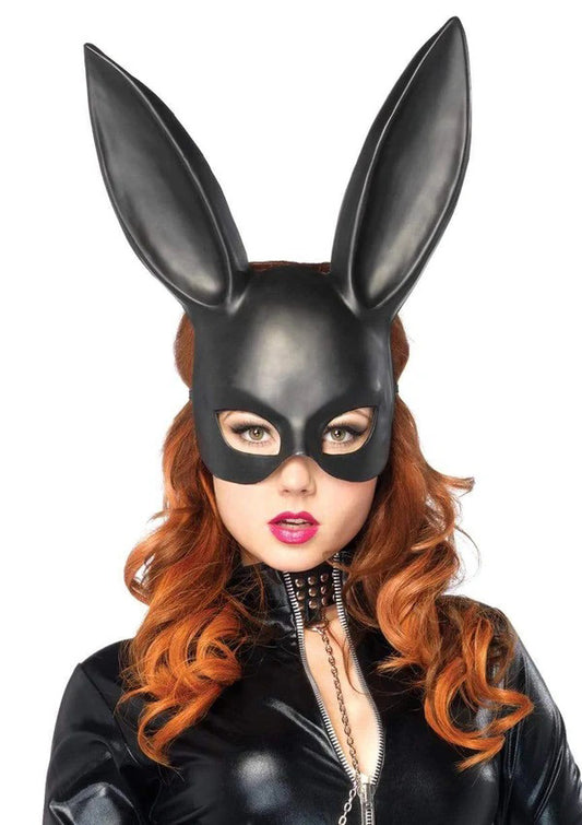 "Masquerade Rabbit Mask - Os - Black LA-2628OSBLK"