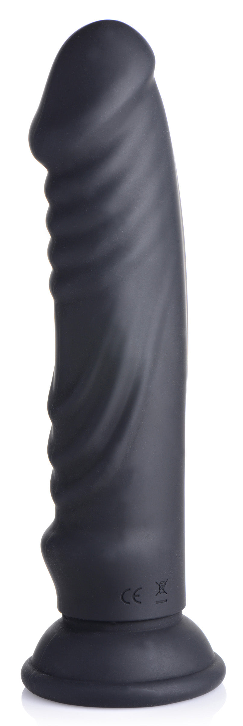 "E-Stim and Vibrating Dildo With Remote - Black ZE-AG661"