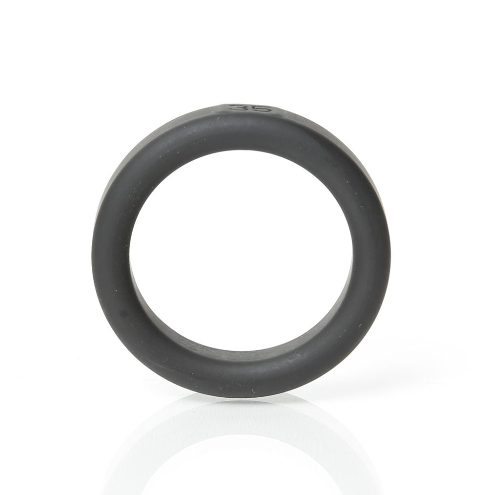"Boneyard Silicone Ring 35mm - Black BY-0135"