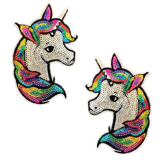 Sequin Sparkle Unicorn Nipztix Pasties - Time4Task2Toys