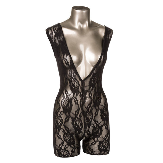 Scandal Lace Body Suit - One Size - Black - Time4Task2Toys