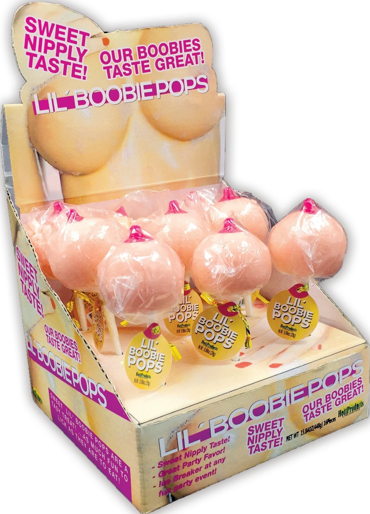 Lil Boobie Pops - 9 Piece P.O.P. Display - Time4Task2Toys