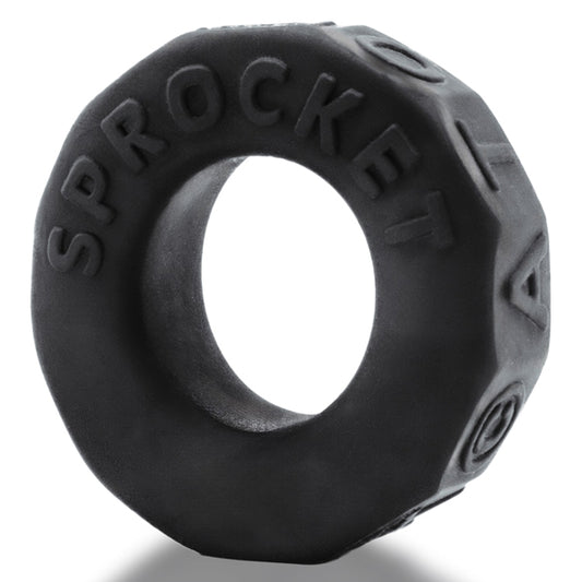 "Sprocket Comfort No-Roll Cockring - Black OX-AJ-1043-NGT"