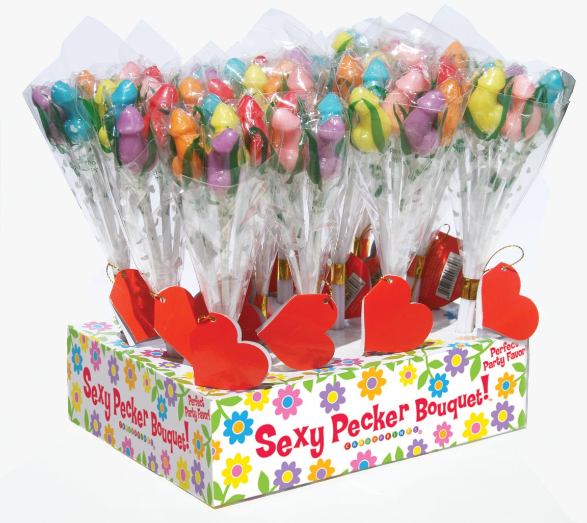 Candy Penis Bouquet - 12 Piece Display - Time4Task2Toys