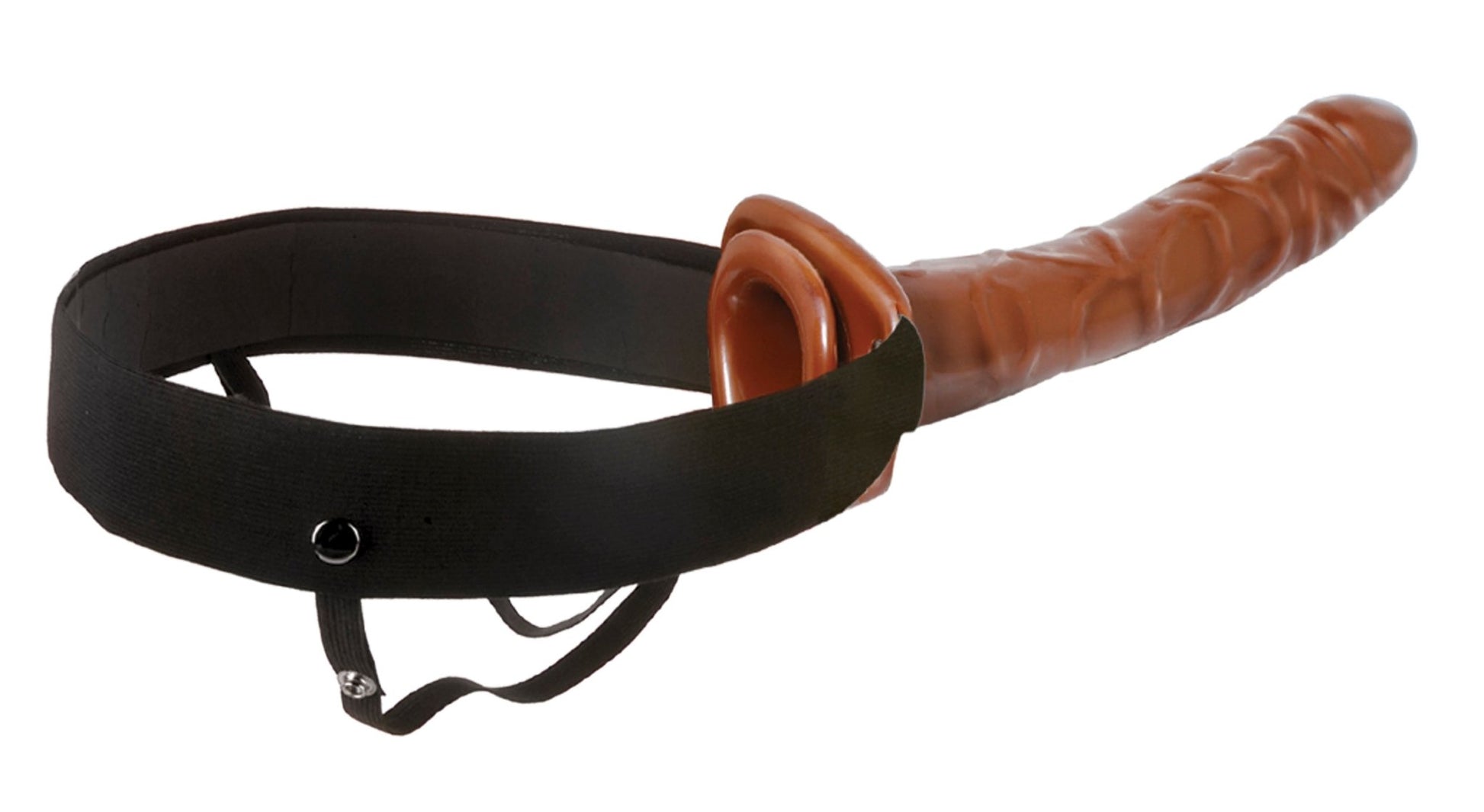 Fetish Fantasy Series 10 Inch Chocolate Dream Hollow Strap - On - Time4Task2Toys