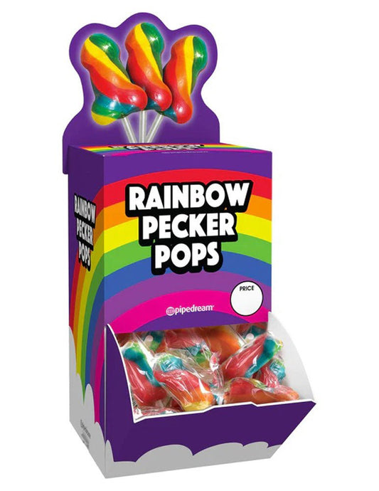 Rainbow Pecker Pops - 72 Count - Time4Task2Toys
