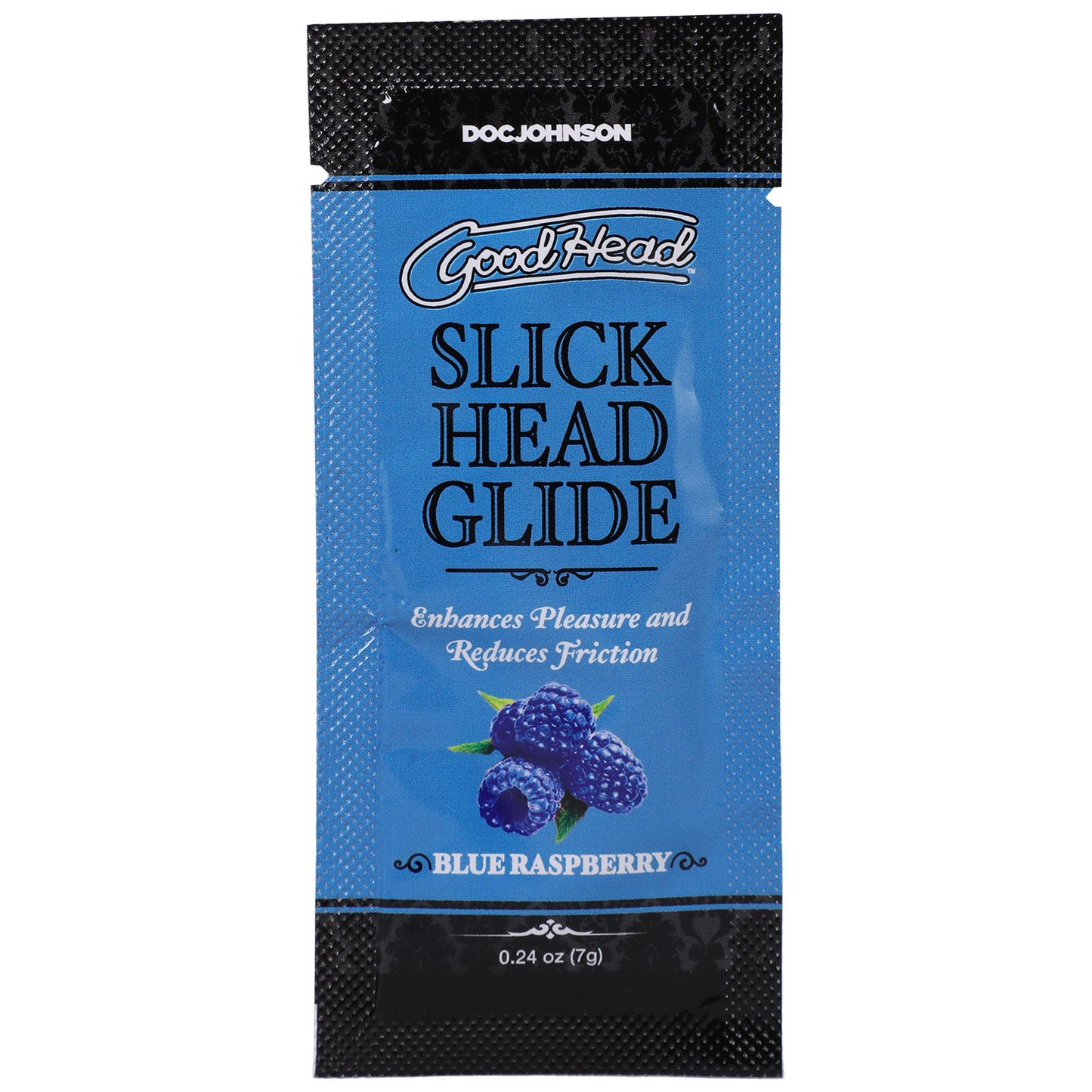 "Goodhead - Slick Head Glide - Blue Raspberry - 0.24 Oz DJ1387-11-BU"