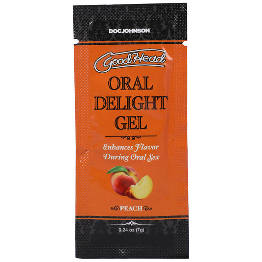 "Goodhead - Oral Delight Gel - Peach - 0.24 Oz DJ1387-38-BU"
