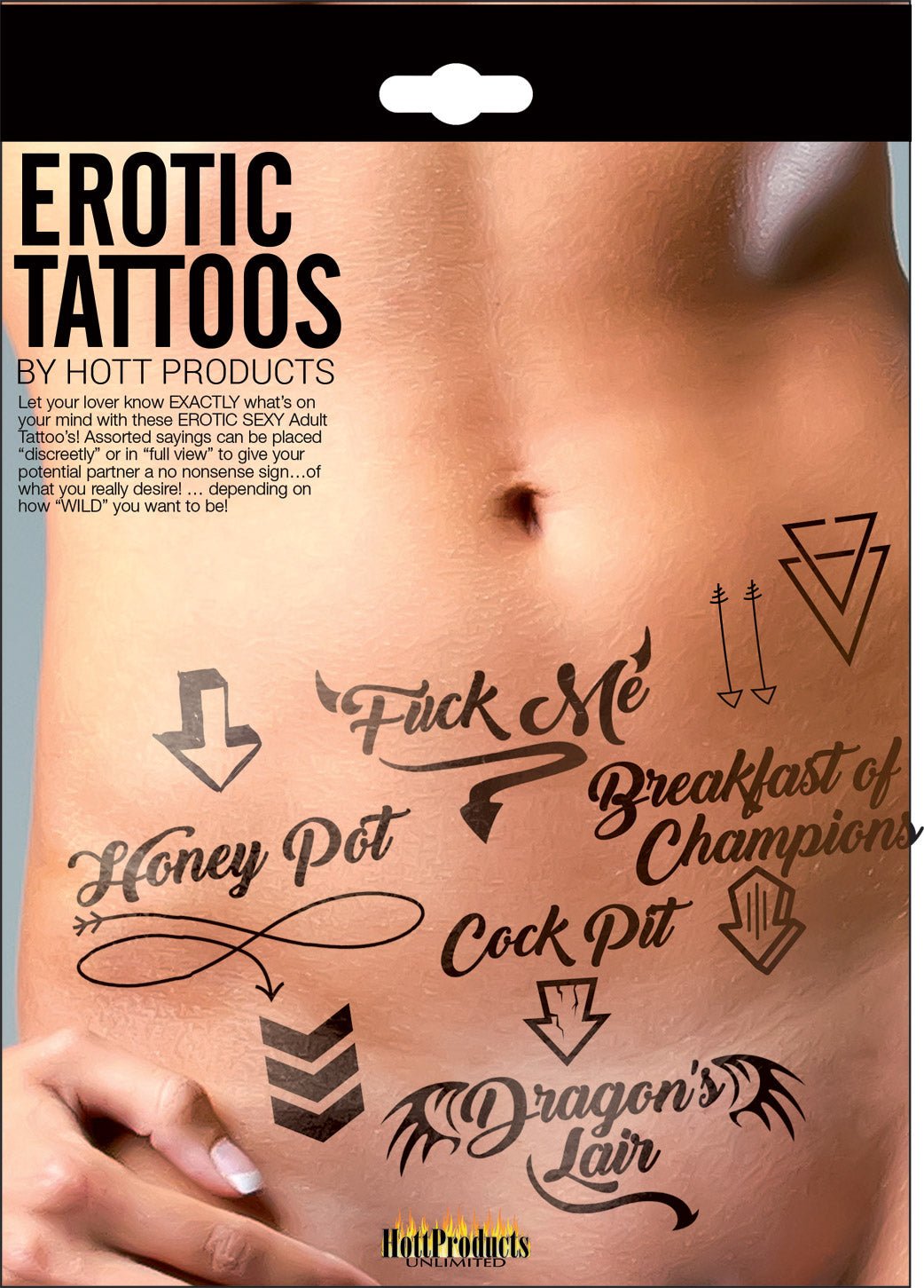 Erotic Tattoo's - Assorted Pack - Time4Task2Toys