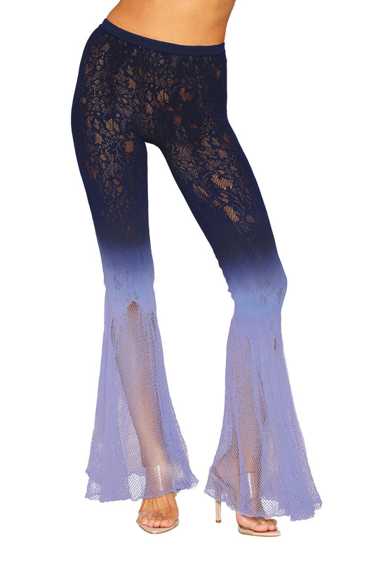 Flair Leg Pantyhose - One Size - Denim/hydrangea - Time4Task2Toys