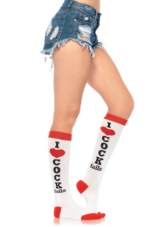 Cocktails Knee High Socks - One Size - Time4Task2Toys