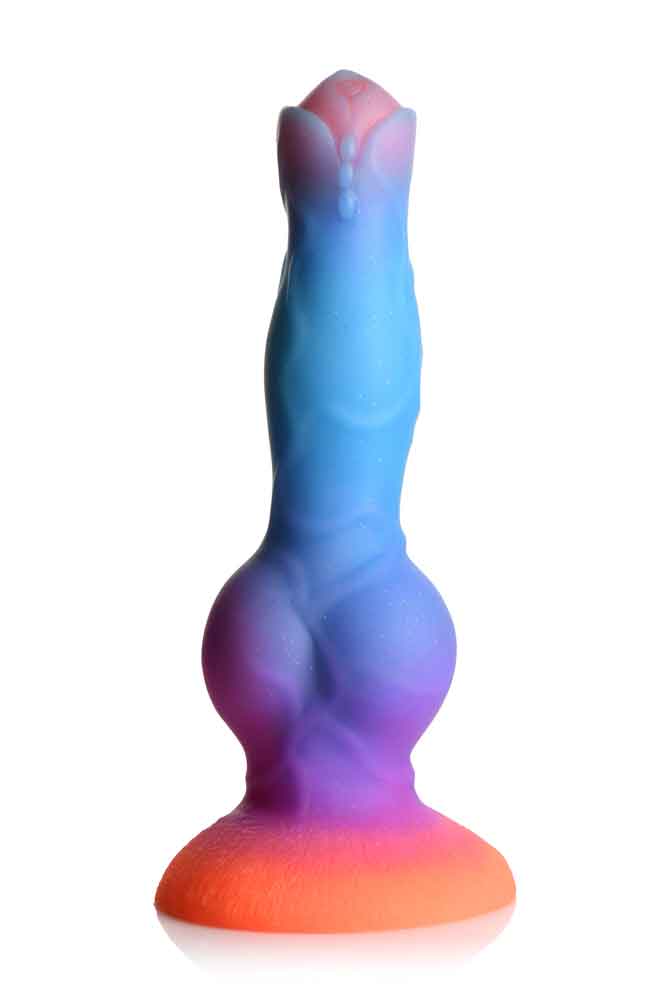 Space Cock Glow - in - the - Dark Silicone Alien Dildo - Time4Task2Toys