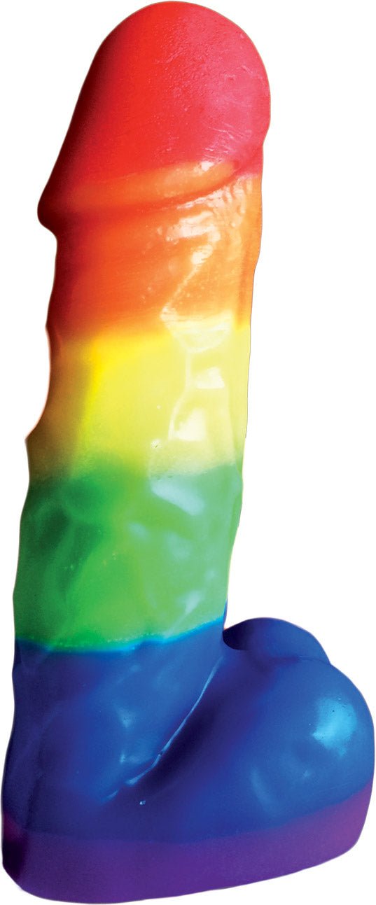 Rainbow Pecker Party Candle 7 Inches - Time4Task2Toys