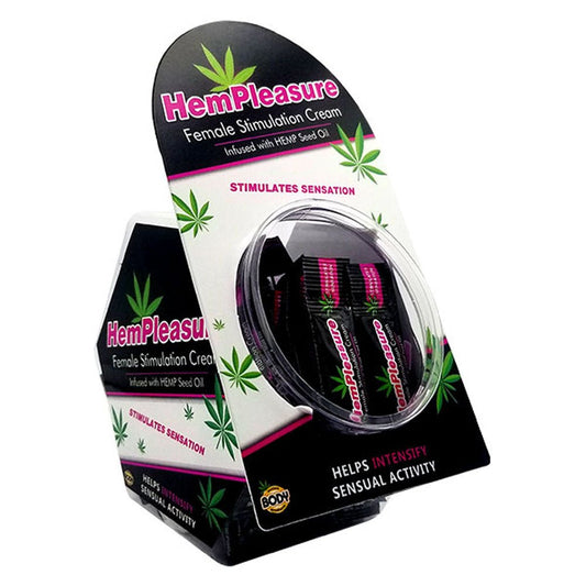 Hempleasure for Women Sample Packet 50 Pc Fish Bowl Display - Time4Task2Toys