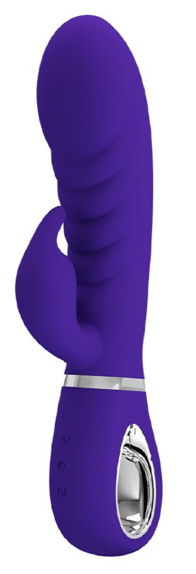"Prescott Super Soft Rabbit Silicone Vibrator - Purple BI-014635-3"