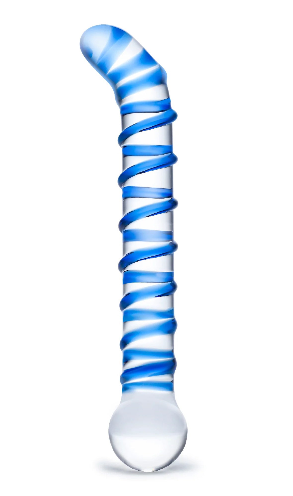 "Mr. Swirly 6.5 Inch G-Spot Glass Dildo GLAS-144"