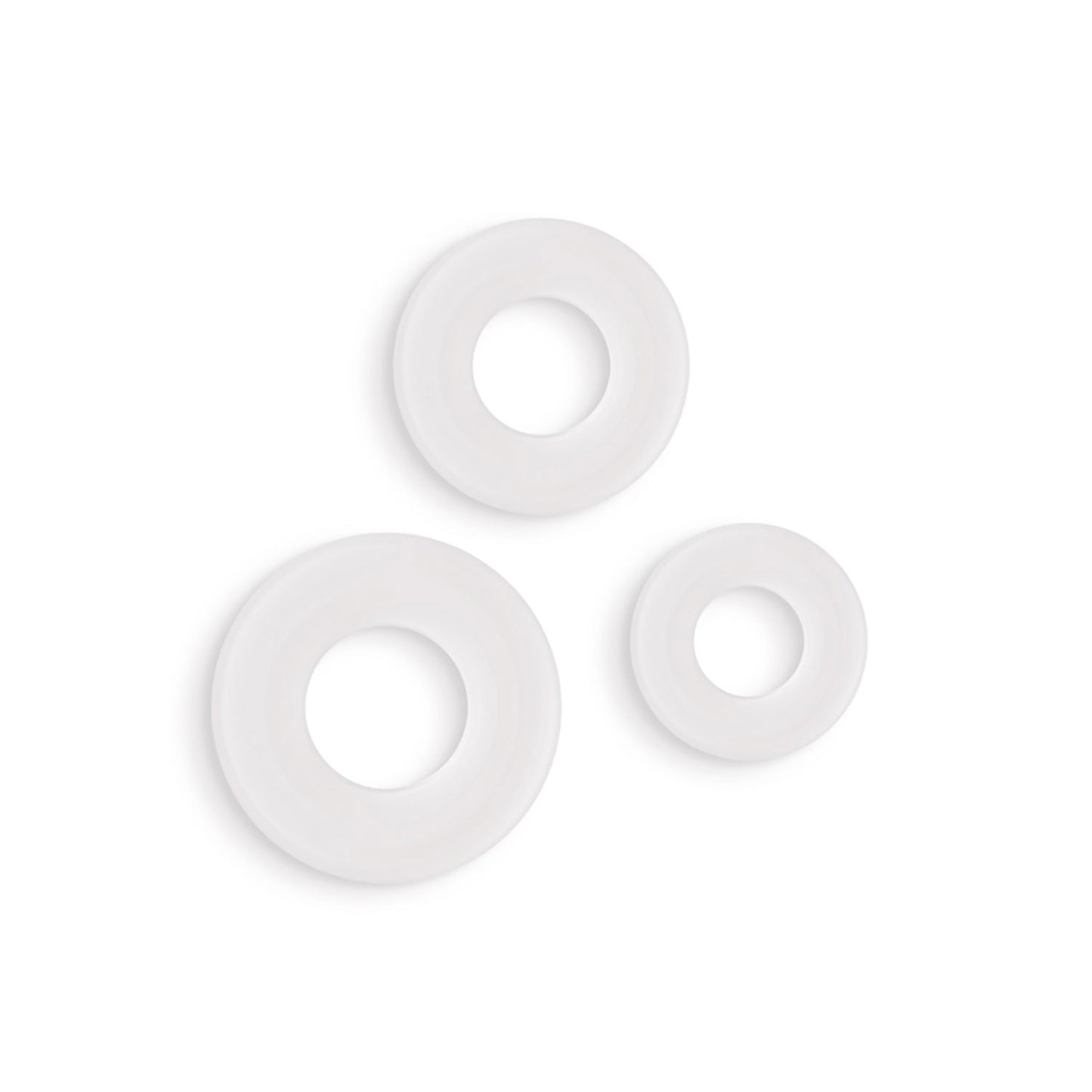 "Firefly - 3 Pc Bubble Rings - White NSN-0474-01"