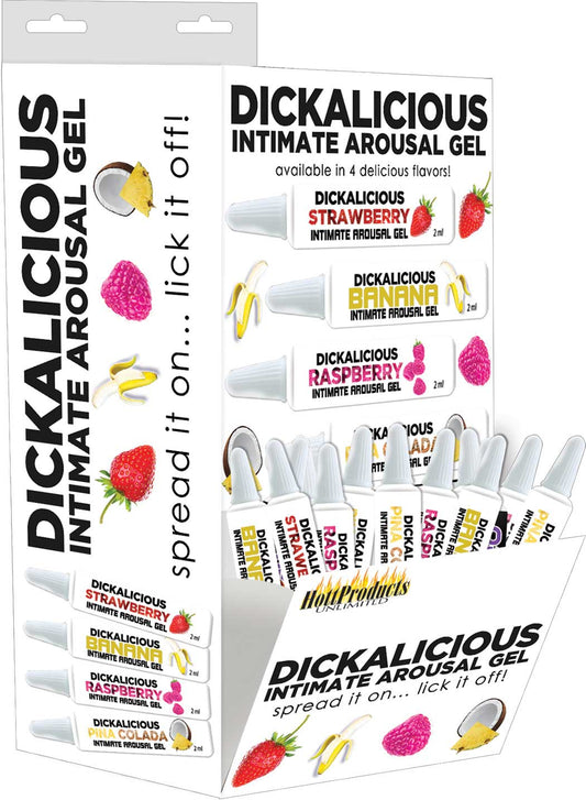 "Dickalicious - 2ml Tubes Wall Mount - 144 Pc Display HTP2673D"