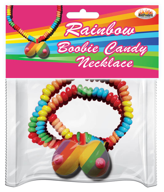 "Rainbow Boobie Candy Necklace HTP3092"