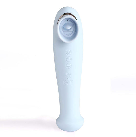 "Destiny 15-Function Rechargeable Vibrating - Suction Wand - Blue MTMA2006-B3"