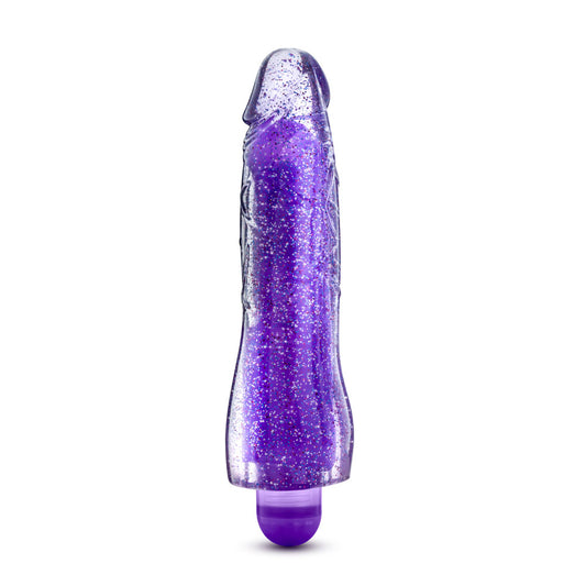 "Glow Dicks - Molly Glitter Vibrator - Purple BL-43011"