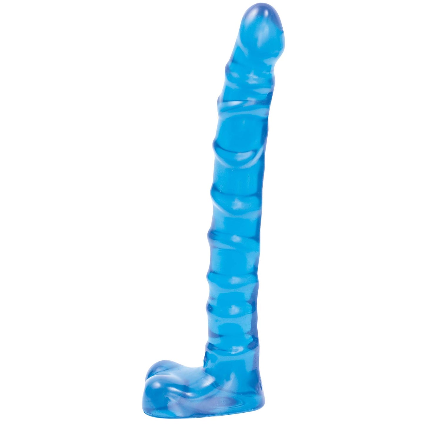 "Raging Hard-Ons Slimline Cobalt Blue Jellie - 9 Inches - Ballsy DJ0279-21"