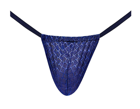 Diamond Mesh Posing Strap - One Size - Navy - Time4Task2Toys