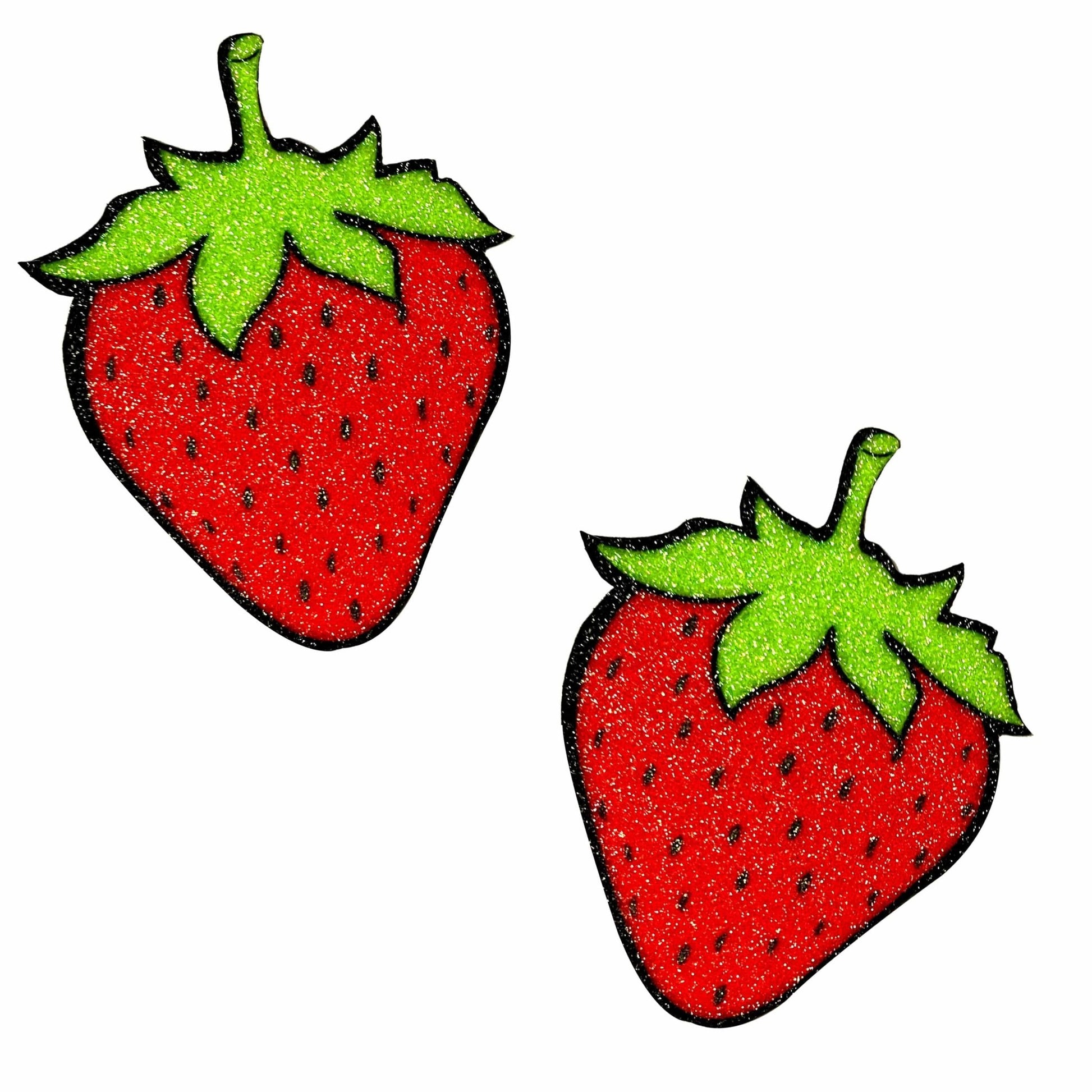 Juicy Strawberry Glitter Nipple Cover Pasties - Time4Task2Toys