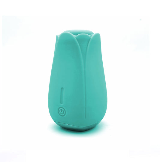 "Tulip Pro 15-Function Suction Vibe With Wireless Charging - Teal Blue MTMA2103V2-B5"