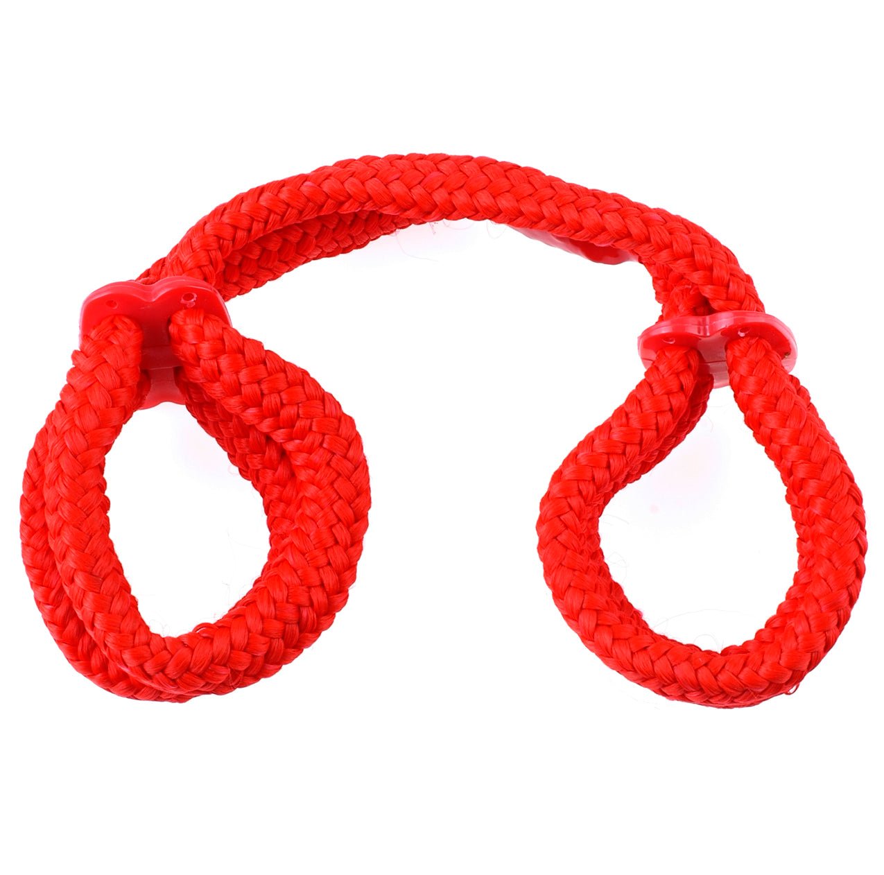 Fetish Fantasy Series Silk Rope Love Cuffs - Red - Time4Task2Toys