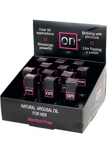 On Natural Arousal Oil Original 12 Pieces Display - 0.17 Fl. Oz. Bottles - Time4Task2Toys