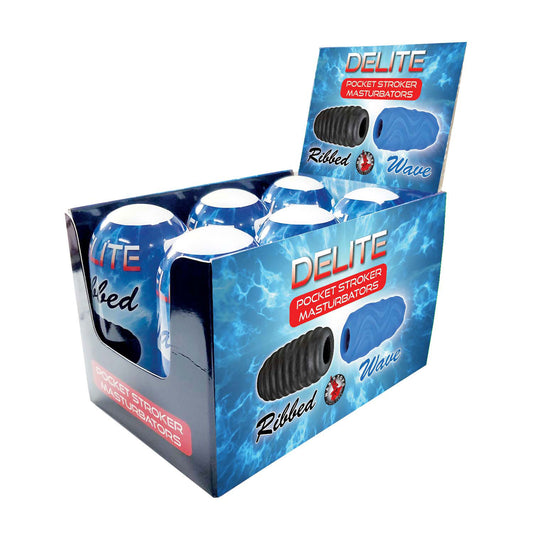 Deelite Pocket Stroker Masturbators Display 6 Ct. - Time4Task2Toys