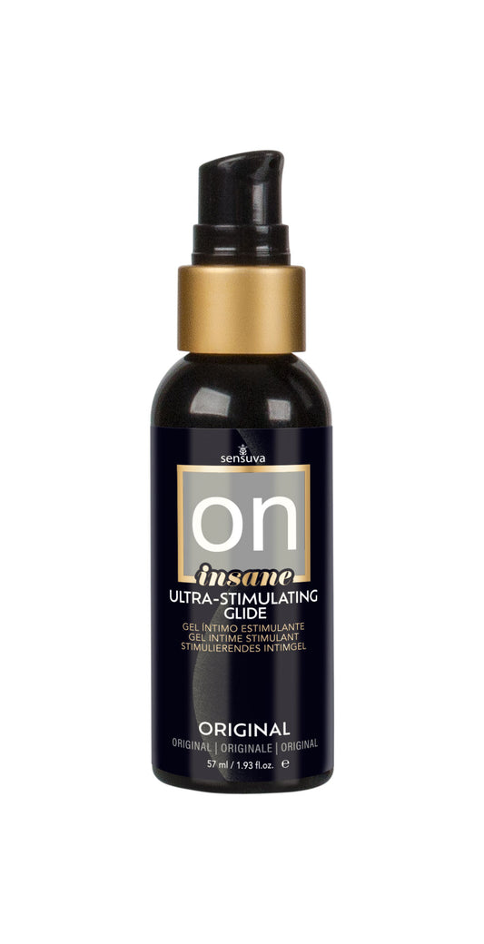 "On Insane Ultra-Stimulating Glide Original Unflavored 2 Fl. Oz. 57ml Bottle SEN-VL773"