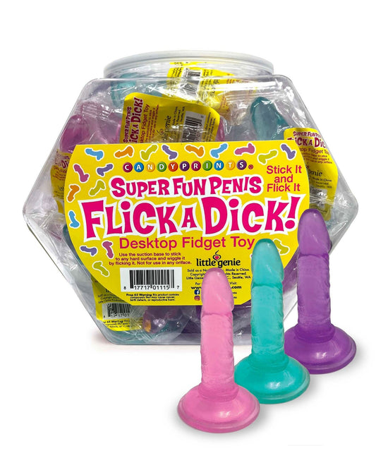Flick a Dick - Desktop Fidget Toy - Display of 24 - Time4Task2Toys