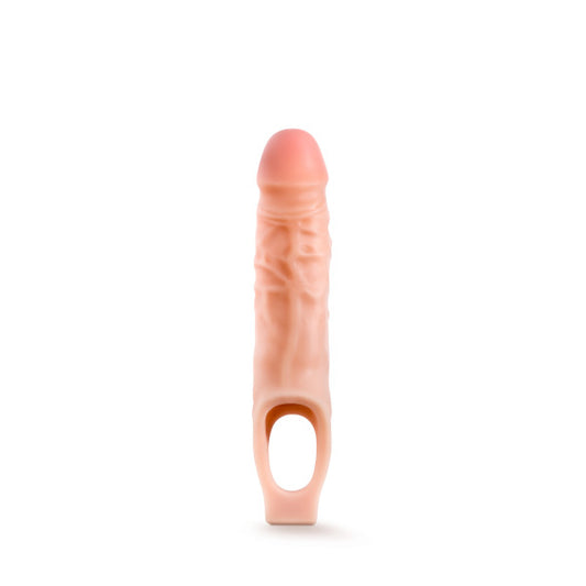 "Performance - 9 Inch Cock Sheath Penis Extender - Vanilla BL-26583"