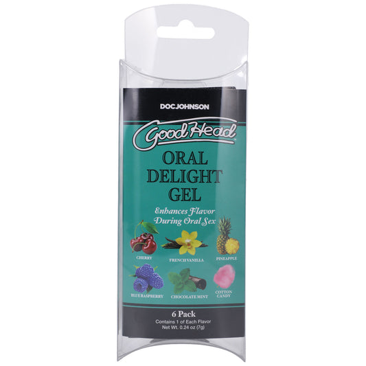 "Goodhead - Oral Delight Gel - 6 Pack - 0.24 Oz DJ1387-44-BX"