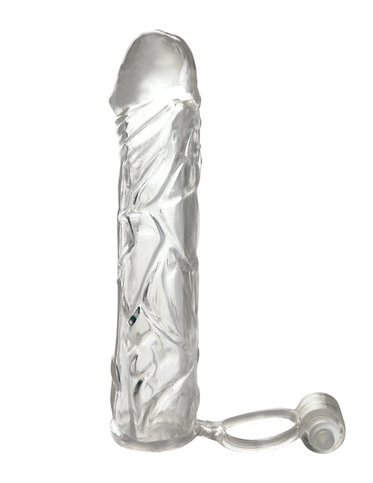 "Fantasy X-Tensions Vibrating Super Sleeve - Clear PD4134-20"