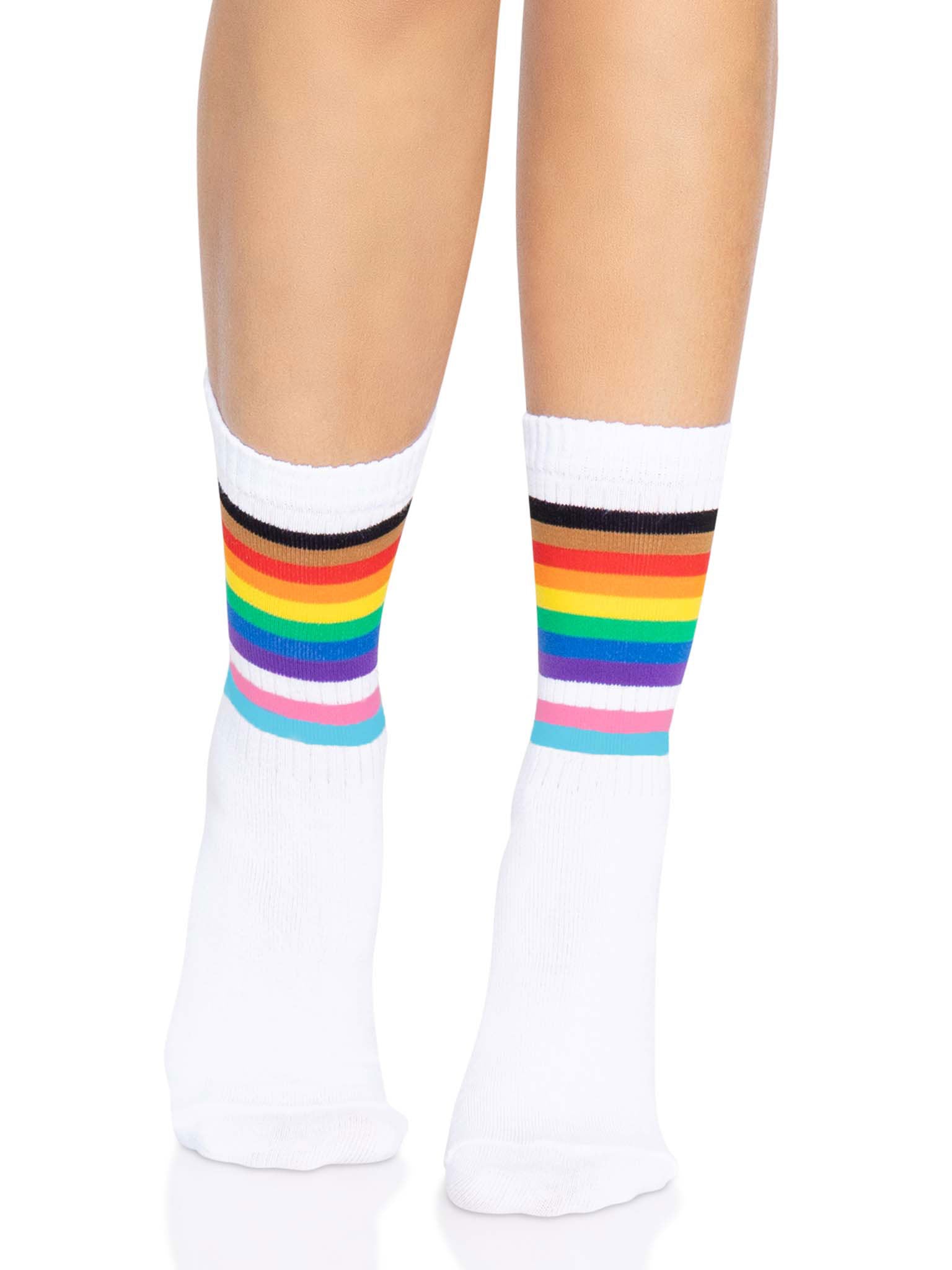 Pride Crew Socks - One Size - Rainbow - Time4Task2Toys