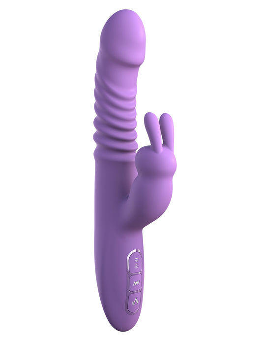 "Fantasy for Her Her Thrusting Silicone Rabbit PD4958-12"