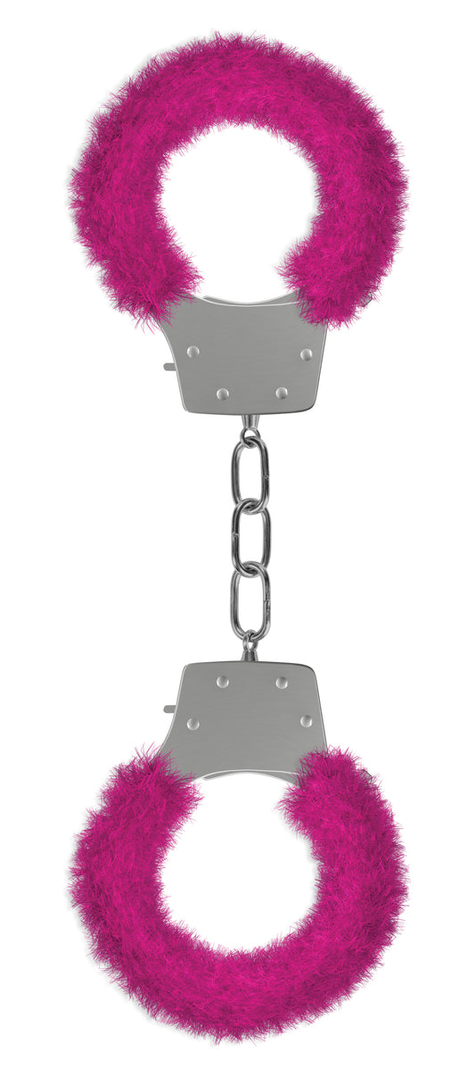 "Pleasure Furry Handcuffs - Pink OU-OU004PNK"