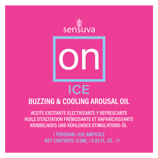 "On Ice Buzzing & Cooling Female Arousal Oil - 0.01 Oz. Ampoule SEN-VL511"