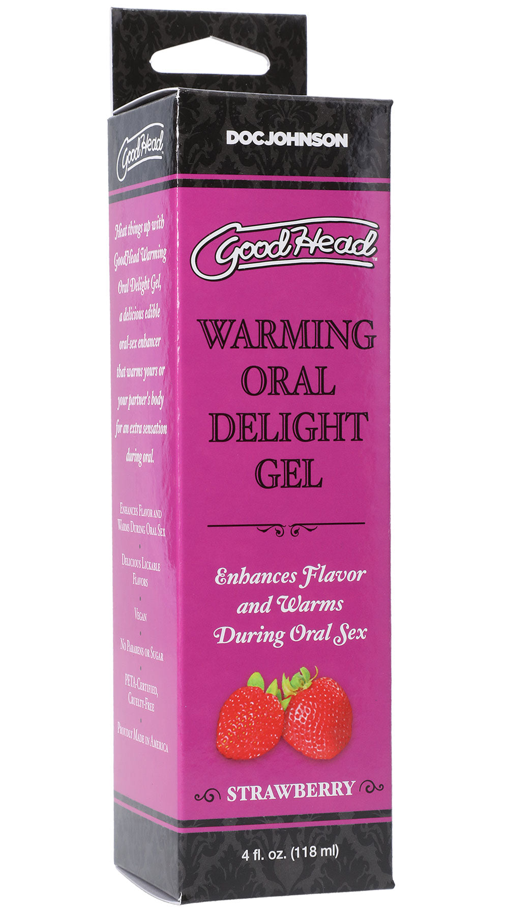 "Goodhead - Warming Oral Delight Gel - Strawberry - 4 Fl. Oz. DJ1361-13-BX"