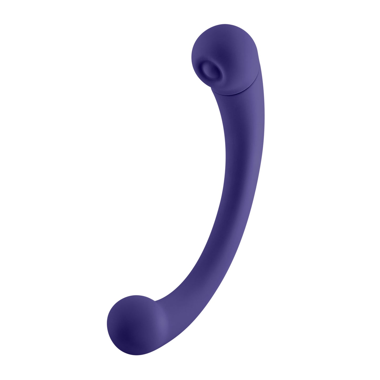 "Aluna Dual Stimulating Arc Vibrator - Dark Purple FF-1053-2D"